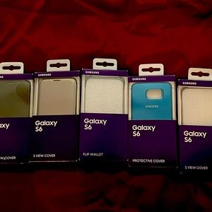 🆕 5 - Samsung Branded Galaxy S6 Cases